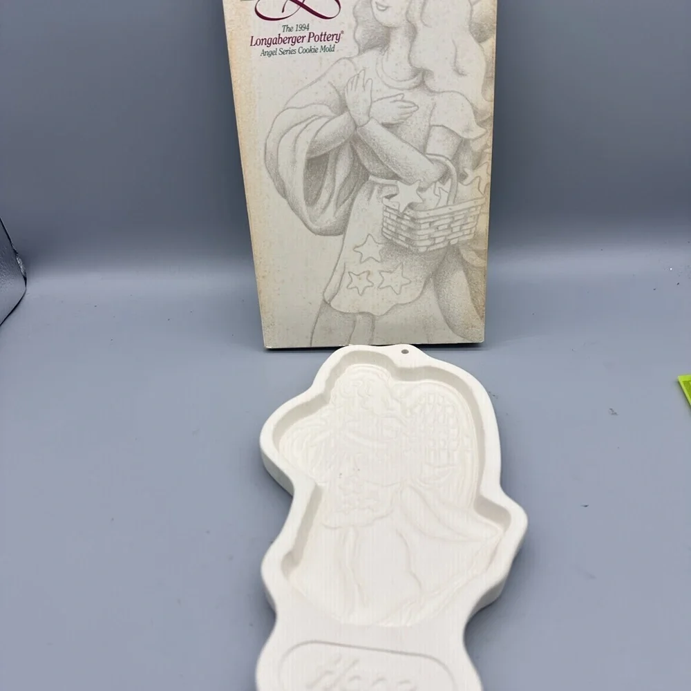 Longaberger Pottery 1994 Angel Series Cookie Mold